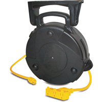 Industrial Cord Reels, 40', SJTW, 12/3 Gauge, 15 A Seaboard Timber Mart