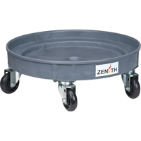 Leak Containment Drum Dolly, 24.25" dia. X 8.625" H, 1.5 US Gal. Spill Cap. Seaboard Timber Mart