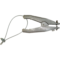 Static Grounding Clamp (GAT Series), Cast Aluminum Body Material, Stainless Steel Cup Point Material, 3 Points Configuration, 1-1/4" Max. Opening Seaboard Timber Mart