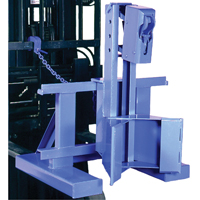 Manipulateur de barils MORSPEED 1500 pour chariot &eacute;l&eacute;vateur, Pour 55 gal. US (45 gal. imp.) Seaboard Timber Mart