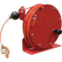 G 3000 Static Discharge Grounding Reel, 100' Length, Heavy-Duty Seaboard Timber Mart