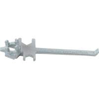 Single Ended Specialty Bung Nut Wrench, 1-1/2" Opening, 7-1/2" Handle, Zinc Cast Steel Seaboard Timber Mart