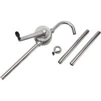 Pompe rotative pour baril, Acier inoxydable, Pour capacit&eacute; 55 gal., 12 oz/course Seaboard Timber Mart