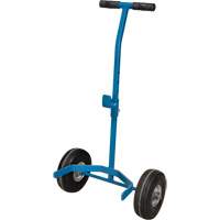 Cylinder Cart, Flat-Free Wheels, 15-1/2" W x 14-1/4" L Base, 600 lbs. Seaboard Timber Mart