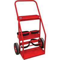 Hot Works Fire Prevention Cart, Semi-Pneumatic Wheels, 17.75" W x 8.9" L Base, 100 lbs. Seaboard Timber Mart