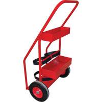 Hot Works Fire Prevention Cart, Semi-Pneumatic Wheels, 17.75" W x 8.9" L Base, 100 lbs. Seaboard Timber Mart