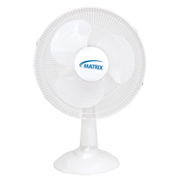 Ventilateur oscillant &agrave; boutons-poussoirs pour bureau, Diam&egrave;tre 16", 3 vitesses Seaboard Timber Mart