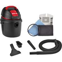 Portable Shop Vacuum, Wet-Dry, 2.5 HP, 2.5 US Gal. (9.5 Litres) Seaboard Timber Mart