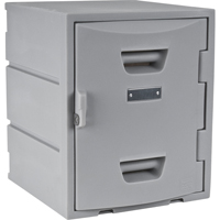 Locker, 15" x 15" x 18", Grey, Assembled Seaboard Timber Mart