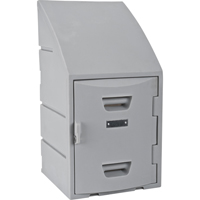 Locker, 15" x 15" x 31", Grey, Assembled Seaboard Timber Mart