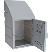 Locker, 15" x 15" x 31", Grey, Assembled Seaboard Timber Mart