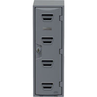 Locker, 12" x 15" x 36", Grey, Assembled Seaboard Timber Mart