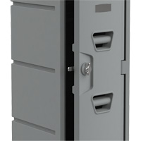 Locker, 12" x 15" x 36", Grey, Assembled Seaboard Timber Mart