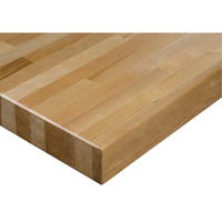 Dessus d'&eacute;tabli en bois dur stratifi&eacute;, 84" la x 48" p, Bordure Carr&eacute;e, &eacute;paisseur 1-3/4" Seaboard Timber Mart