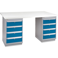 Pre-Designed Workbench, 72" W x 30" D x 34" H, 2500 lbs. Capacity Seaboard Timber Mart