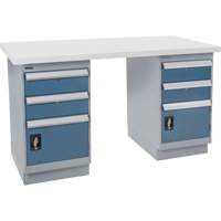 Pre-Designed Workbench, 72" W x 30" D x 34" H, 2500 lbs. Capacity Seaboard Timber Mart