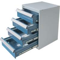 Four-Drawer Pedestal Workbench, 18" W x 21" D x 28" H Seaboard Timber Mart