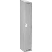 Clean Line Lockers, 15" x 18" x 78", Steel, Grey, Rivet (Assembled) Seaboard Timber Mart