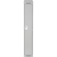 Clean Line Lockers, 15" x 18" x 78", Steel, Grey, Rivet (Assembled) Seaboard Timber Mart