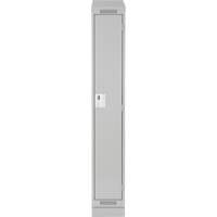 Clean Line Lockers, 12" x 18" x 82", Steel, Grey, Rivet (Assembled) Seaboard Timber Mart