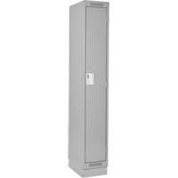 Clean Line Lockers, 12" x 12" x 76", Steel, Grey, Rivet (Assembled) Seaboard Timber Mart