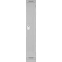 Clean Line Lockers, 12" x 12" x 76", Steel, Grey, Rivet (Assembled) Seaboard Timber Mart