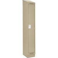 Clean Line Lockers, 15" x 18" x 82", Steel, Beige, Rivet (Assembled) Seaboard Timber Mart
