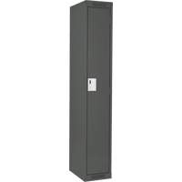 Clean Line Lockers, 15" x 18" x 72", Steel, Charcoal, Rivet (Assembled) Seaboard Timber Mart