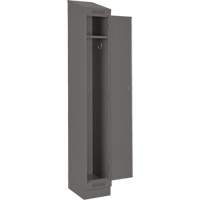 Clean Line Lockers, 12" x 18" x 82", Steel, Charcoal, Rivet (Assembled) Seaboard Timber Mart