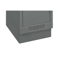 Clean Line Economy Lockers Recessed Base, 1 Banks, 4" H x 12" W x 18" D, Steel Seaboard Timber Mart