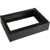 All-Welded Concorde - Heavy-Duty Lockers Recessed Base, 1 Banks, 4" H x 12" W x 17" D, Black, Steel Seaboard Timber Mart