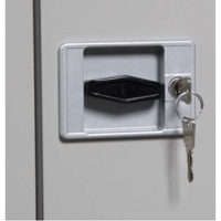 Deep Hi-Boy Storage Cabinet, Steel, 4 Shelves, 72" H x 36" W x 24" D, Charcoal Seaboard Timber Mart