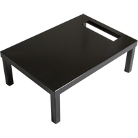 All-Welded Concorde Free Standing Locker Base, 1 Banks, 6" H x 12" W x 18" D, Black, Steel Seaboard Timber Mart