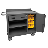 Mobile Workbench Cabinet, Steel Surface Seaboard Timber Mart