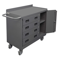 Mobile Workbench Cabinet, Steel Surface Seaboard Timber Mart