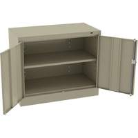 Standard Desk-High Cabinet, Steel, 30" H x 36" W x 18" D, Beige Seaboard Timber Mart