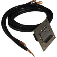 Panneau de douille polaris&eacute;e en acier inoxydable &agrave; brancher, 4 AWG, C&acirc;ble 5' Seaboard Timber Mart