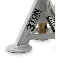 Performance Shorty Low Profile Jack Stands, 3 tons Capacity, 11" - 17" H Seaboard Timber Mart