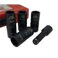 Flip Socket Kit, 5 Pieces, 1/2" Drive Size Seaboard Timber Mart