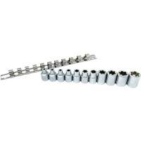 Flat-Cut E-"Star" Socket Set, 11 Pieces, 3/8" Drive Size Seaboard Timber Mart