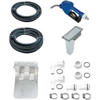 Pompe de transfert de fluide d'&eacute;chappement diesel (DEF) 115 V CA avec support pour cuve GRV et pistolet Seaboard Timber Mart