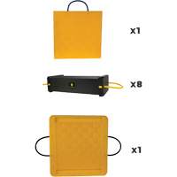 10-Piece CribLok Composite Cribbing System Kit Seaboard Timber Mart