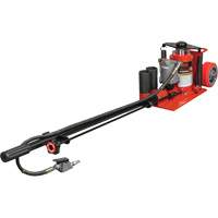 Cric au sol &agrave; faible hauteur, 20 tonne(s) Capacit&eacute;, 8-5/8 Abaiss&eacute;e, 22-3/4" &eacute;lev&eacute;e, Air comprim&eacute;/hydraulique Seaboard Timber Mart