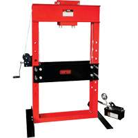 Air/Hydraulic Pump Operated Shop Press, 50 tons Capacity Seaboard Timber Mart
