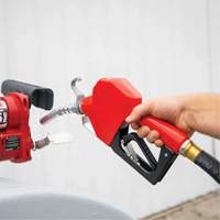 Pistolet de distribution automatique rouge pour essence Seaboard Timber Mart