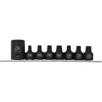 Jeu de douilles/embouts de boulon de caisse de camionnettes, 8 Morceaux, Prise de 1/2"/3/8" Seaboard Timber Mart