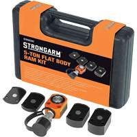 Flat Body Ram Kit with Adapters, 0.24" Stroke, 5 Ton(s) Capacity, 10000 PSI Seaboard Timber Mart