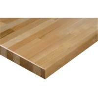 Dessus d'&eacute;tabli en bois dur, 48" la x 24" p, Bordure Carr&eacute;e, &eacute;paisseur 1-1/4" Seaboard Timber Mart