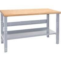 Industrial Duty Workbench, 1000 lbs. Cap., 72" W x 36" D, 34" H Seaboard Timber Mart