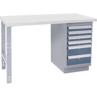 Industrial Duty Workbench, 30" W x 72" D x 34" H, 1000 lbs. Capacity Seaboard Timber Mart